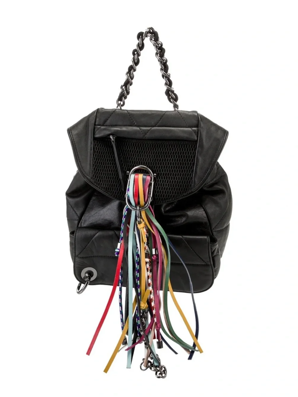 Diesel | Chain-linked Leather Backpack - Picture 1 of 6
